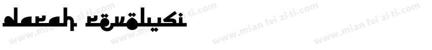 Darah Revolusi字体字体转换